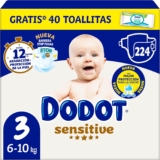 DODOT SENSITIVE TALLA 3 – 224 ud