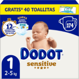 DODOT SENSITIVE TALLA 1 – 224 ud